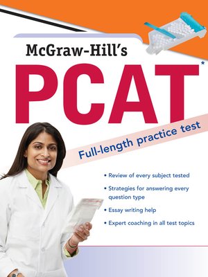 cover image of McGraw-Hill's PCAT
